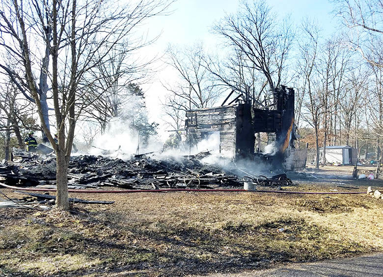 Fire destroys historic home in rural De Soto, displaces two adults